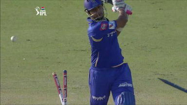 M4: DD vs RR – Stuart Binny Wicket