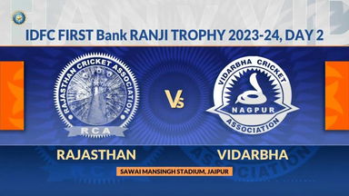 Ranji Trophy 2023/24, Rajasthan vs Vidarbha Day 2: Match Highlights