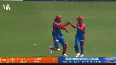 IPL 2025 M10: DC vs SRH - Travis Head Wicket