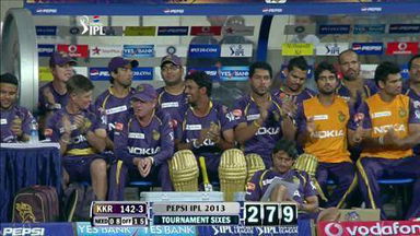 M35: KKR vs KXIP – Eoin Morgan Six