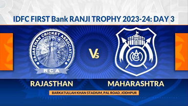 Ranji Trophy  2023/24, Rajasthan vs Maharashtra Day 3: Match Highlights