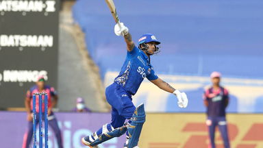 Ishan Kishan's one-handed boundary