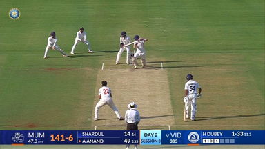 Ranji Trophy 2025 SF2, Vidarbha vs Mumbai: Akash Anand shines with 106(256)