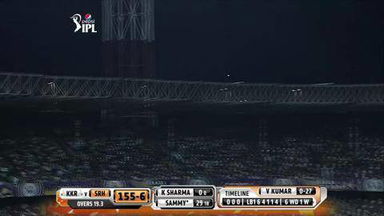 M54: KKR vs SRH– Fall of Wickets