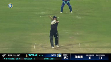 IND vs  NZ 2023, 1ST ODI: Michael Bracewell  Six