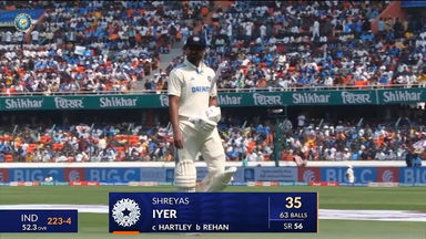 IND vs ENG 2024, 1ST Test: Shreyas Iyer Wicket