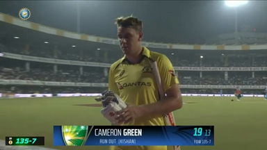 IND vs AUS 2023-24, 2ND ODI: Cameron Green Wicket