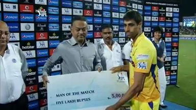 M59: CSK vs RCB – Man of the Match – Ashish Nehra