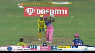 M04: RR vs CSK – Sanju Samson Six