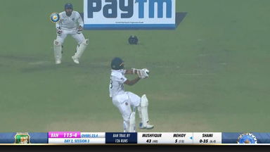 IND vs BAN 2019, 2nd Test, Day 2: Mehidy Hasan Six