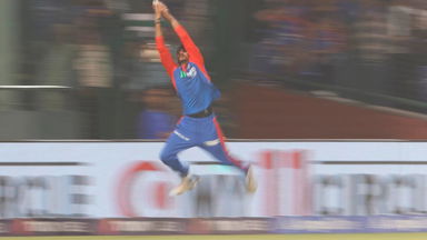 100 points to that effort, Axar Patel with a brilliant save