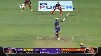 M25: SRH vs KKR – Sheldon Jackson Six