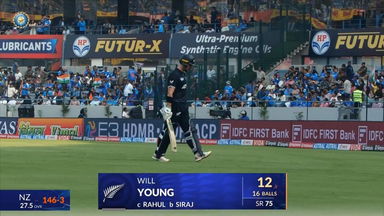 IND vs NZ 2026, 1st ODI: Will Young Wicket