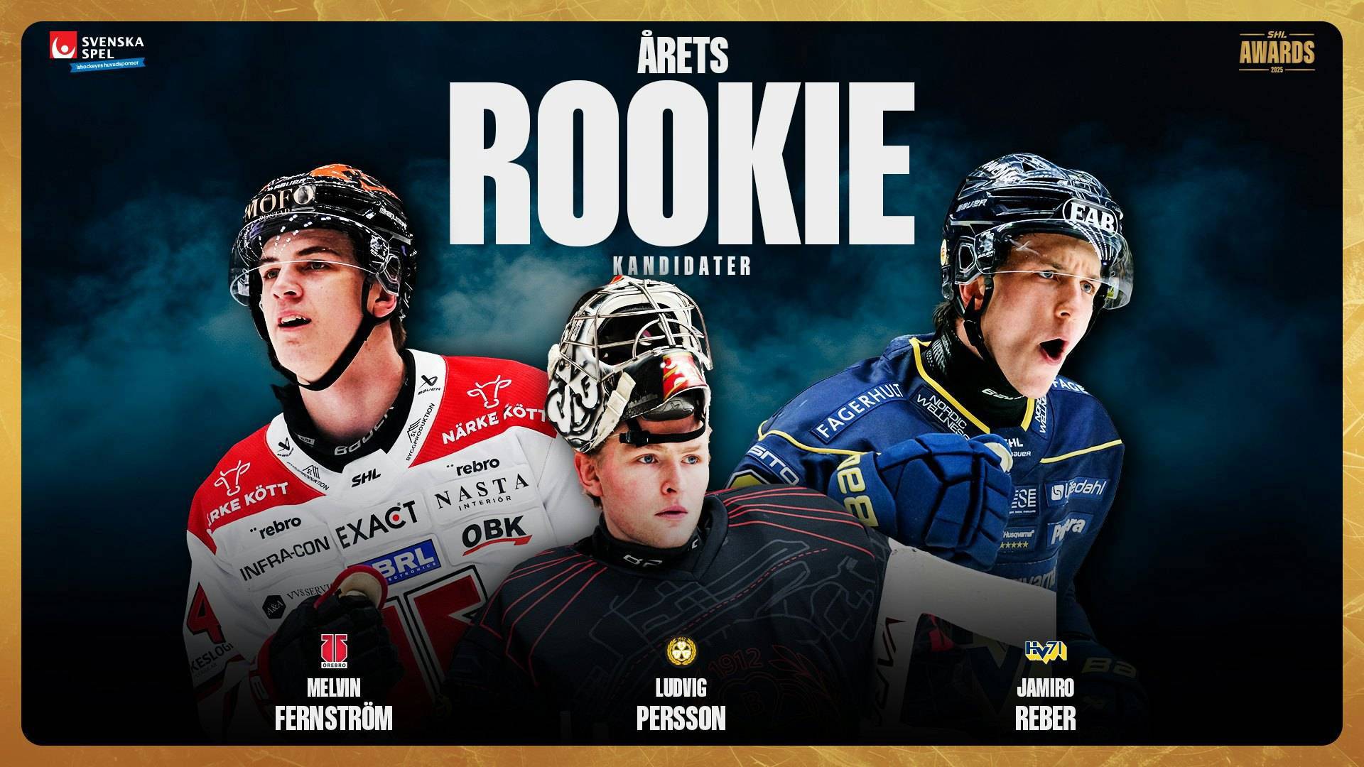 Kandidater till Årets Rookie 2024/25