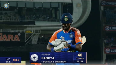 IND vs ENG 2025, 3rd T20I: Hardik Pandya Wicket
