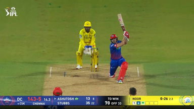 IPL 2026 M18: CSK vs DC - Ashutosh Sharma Six