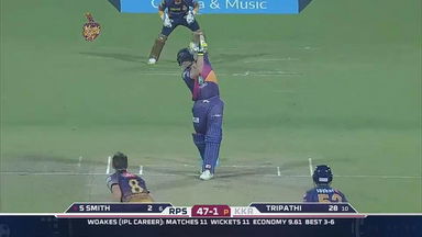 M41: KKR vs RPS   – Steve Smith Six