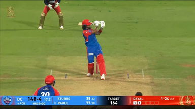 IPL 2025 M24: RCB vs DC - KL Rahul Six