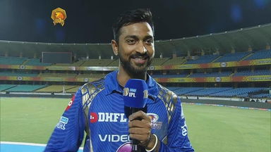 M35: GL vs MI – Krunal Pandya Interview
