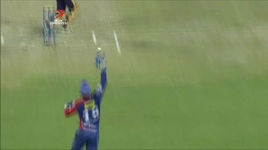 M28: DD vs KKR –  Gautam Gambhir Wicket