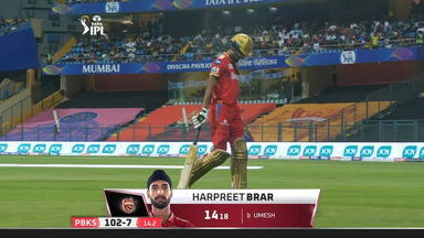 M08: KKR vs PBKS – Harpreet Brar Wicket
