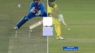 Caught behind or not? DRS call leaves everyone puzzled