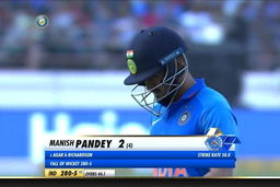 IND vs AUS 2020, 2nd ODI: Manish Pandey Wicket