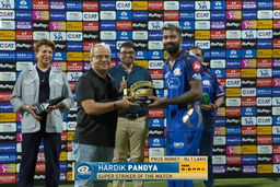 IPL 2026 M69: MI vs RR - Sierra Super Striker of the Match - Hardik Pandya