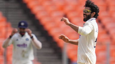 Ravindra Jadeja spins a web with 4/54