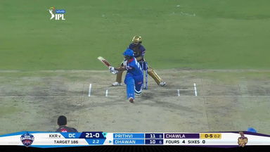 M10: DC vs KKR – Shikhar Dhawan Six