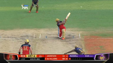 M10: RCB vs KKR   – AB de Villiers Six