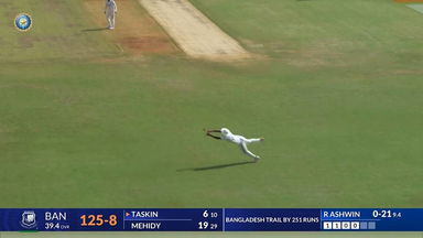 Flying Siraj nearly grabs a stunner