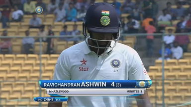 IND vs AUS 2017 - 2nd Test day 4 : R Ashwin Wicket