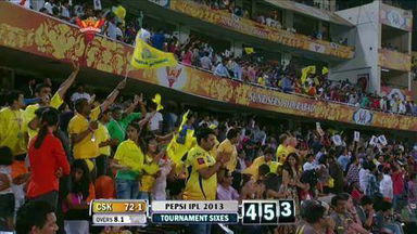 M54: SRH vs CSK – Michael Hussey Six