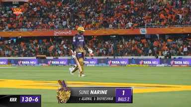 M47: SRH vs KKR – Sunil Narine Wicket
