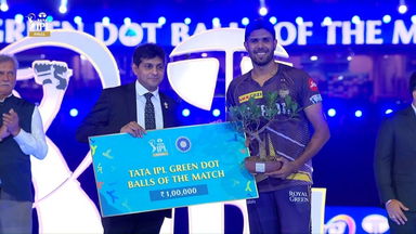 Final: KKR vs SRH – Green Dot Balls of the Match – Harshit Rana