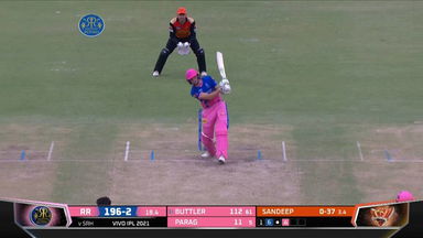 M28: RR vs SRH – Jos Buttler Six
