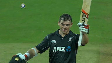 IND vs NZ 2017, 1st ODI: Tom Latham's 103* (102)