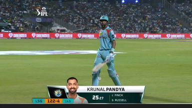 M53: LSG vs KKR – Krunal Pandya Wicket