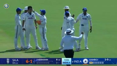 IND A vs SA A 2025, 1st Test: South Africa A 1st Innings Fall of Wickets