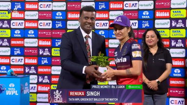 TATA WPL Green Dot Balls of the Match: Match 9, Royal Challengers Bengaluru vs UP Warriorz, WPL 2025: Renuka Singh