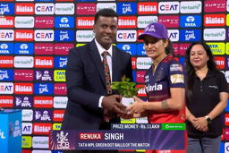 TATA WPL Green Dot Balls of the Match: Match 9, Royal Challengers Bengaluru vs UP Warriorz, WPL 2025: Renuka Singh