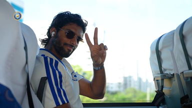 Touchdown Christchurch with Team India