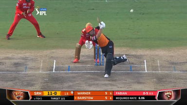M14: PBKS vs SRH   – Jonny Bairstow Six