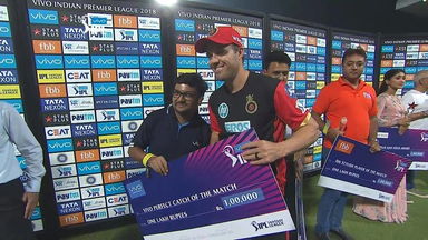 M03: KKR vs RCB – VIVO perfect catch of the match – AB de Villiers