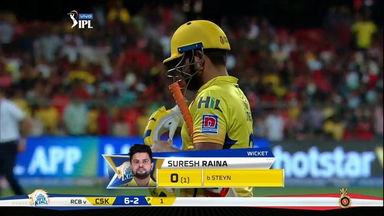M39: RCB vs CSK – Suresh Raina Wicket