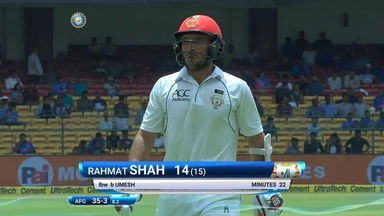 IND vs AFG 2018, 1st Test  Day 2: Rahmat Shah Wicket