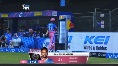 M07: RR vs DC – Sanju Samson Wicket