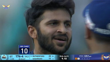 IPL 2025 M26: LSG vs GT - Sherfane Rutherford Wicket