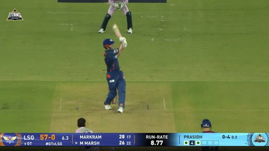 IPL 2025 M64: GT vs LSG - Mitchell Marsh Six